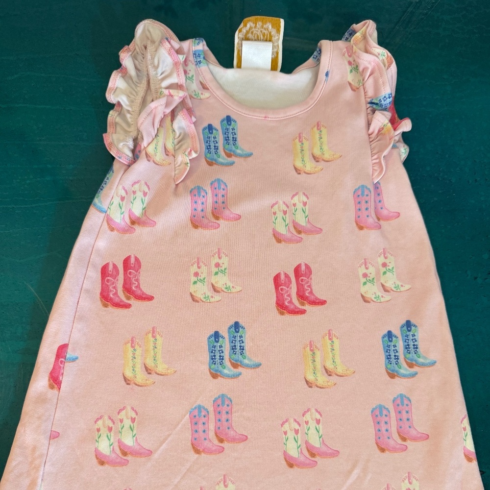 TBBC Ruehling Ruffle Dress - Cute to Boot 2T